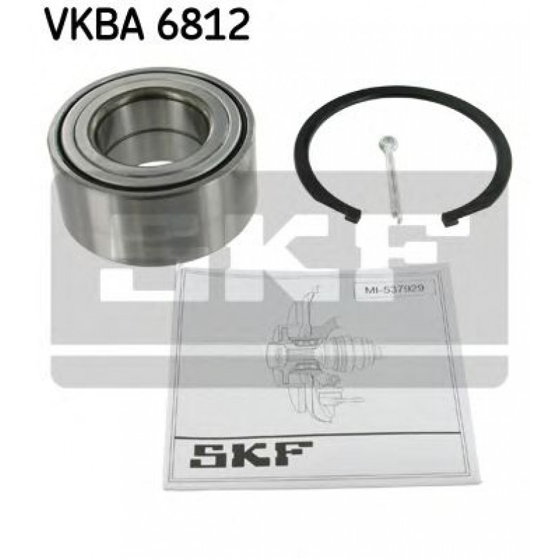 VKBA 6812 SKF Підшипник кульковий d>30